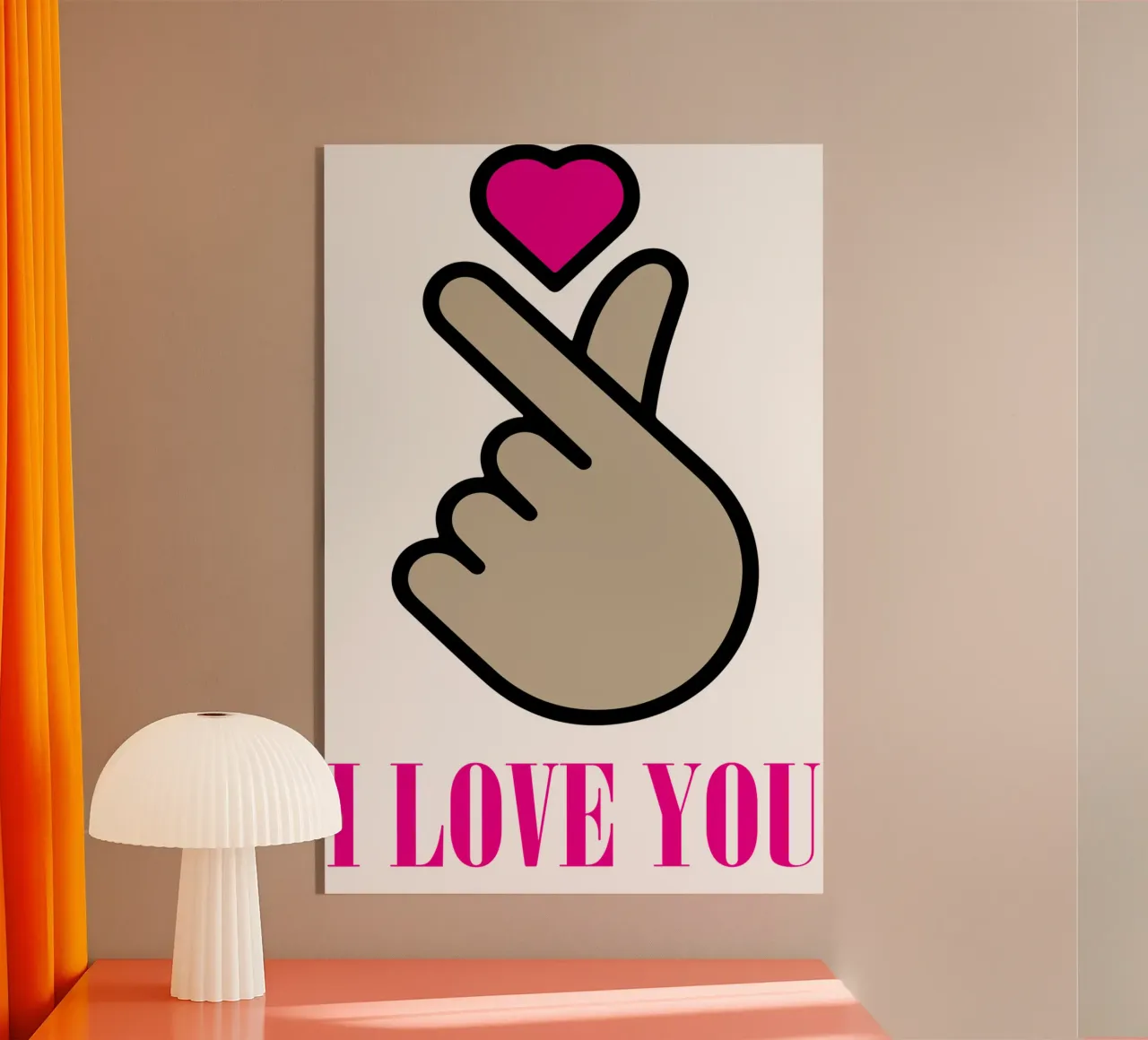 TI AMO plexiglass da Deetooz