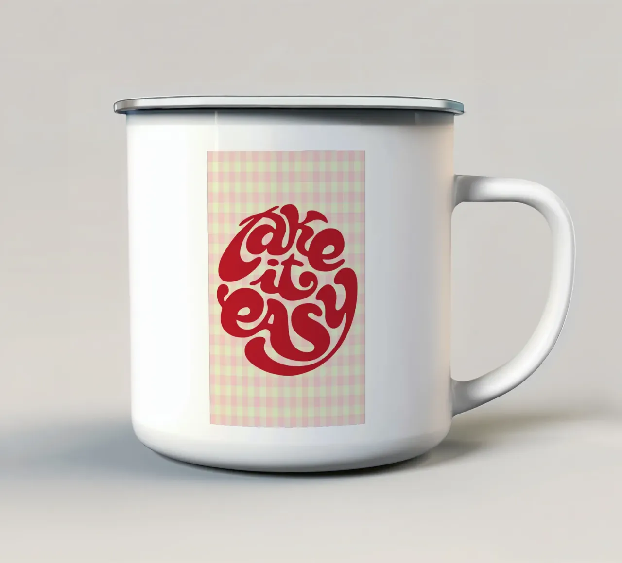 prendetevela comoda tazza in smalto da Deetooz