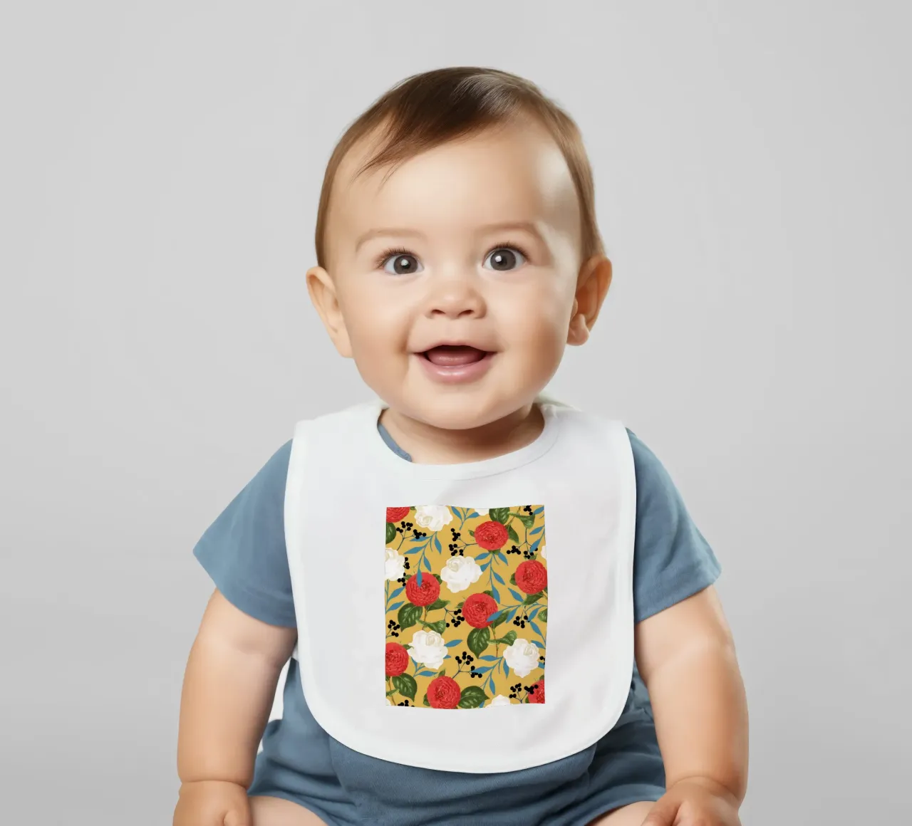 Ossessione floreale bavaglino da 83oranges.com