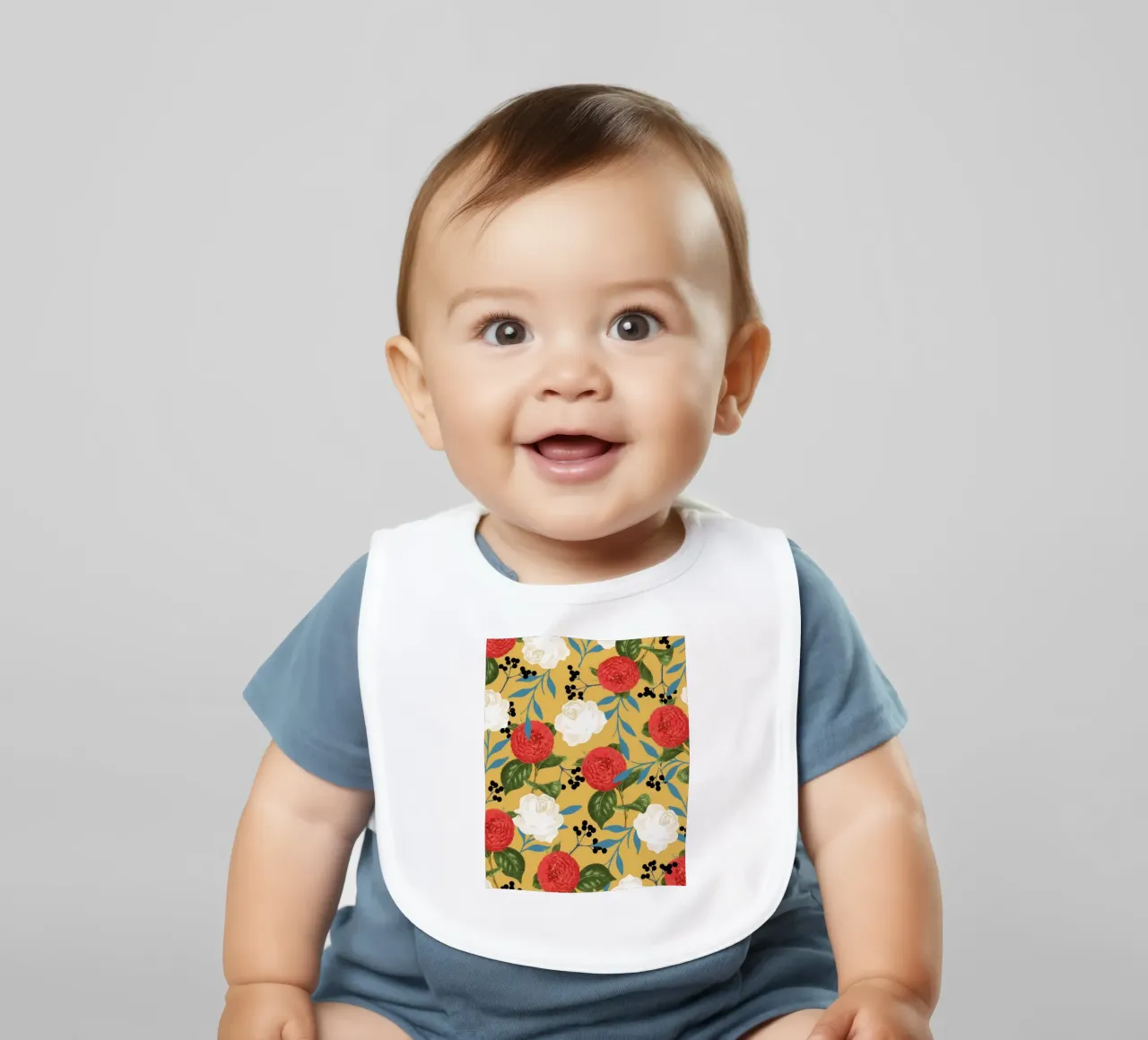 Ossessione floreale bavaglino da 83oranges.com