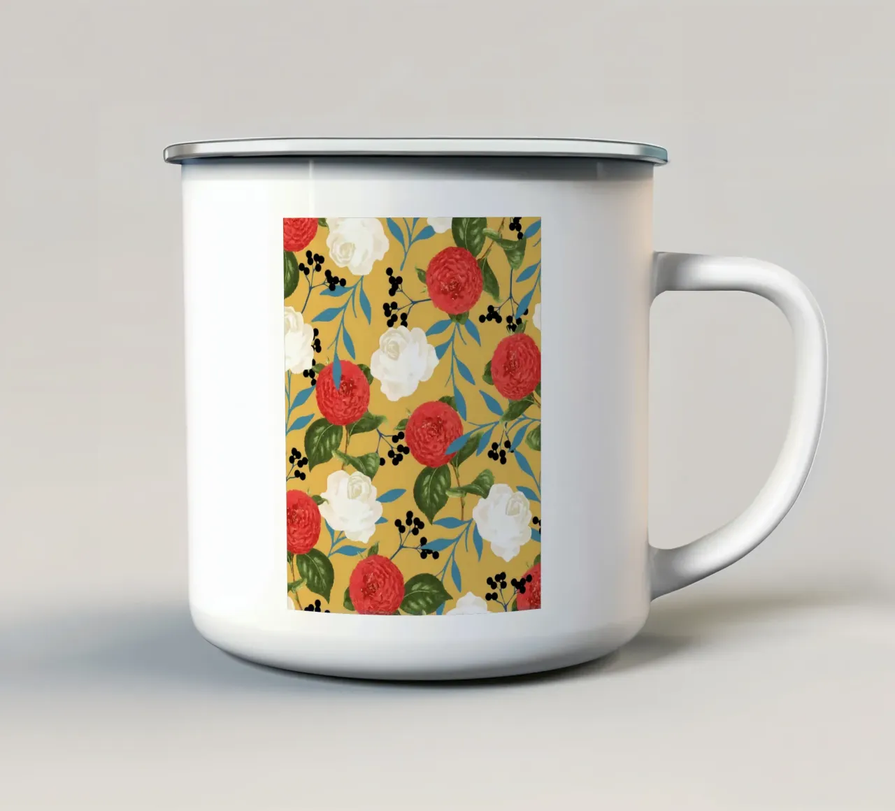 Ossessione floreale tazza in smalto da 83oranges