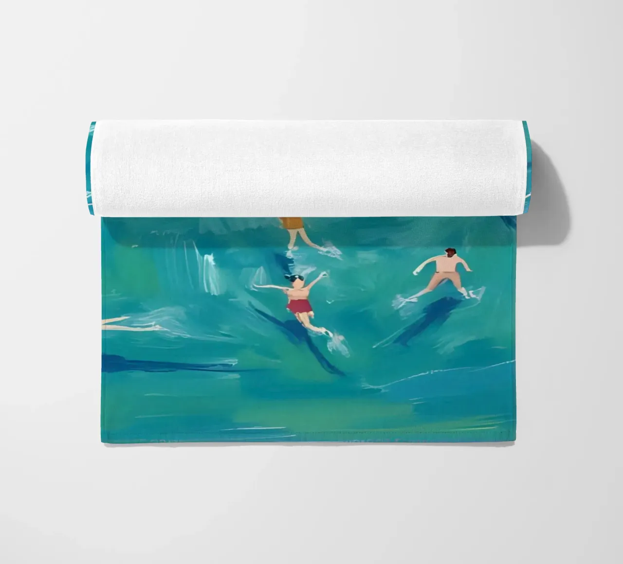 Swimmer from Above telo mare da Coastal Art