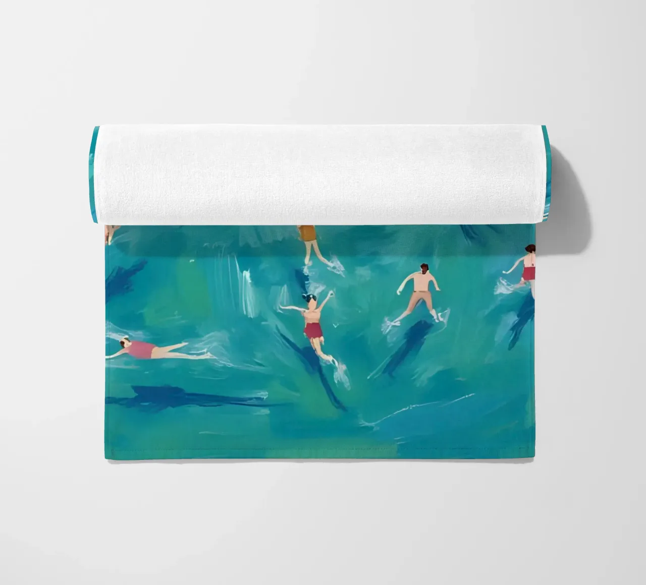 Swimmer from Above telo mare da Coastal Art