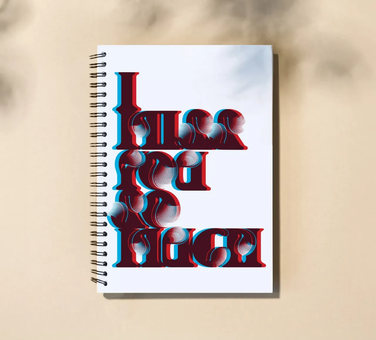 I MISS YOU 3D spiral notebook by Cranio Dsgn
