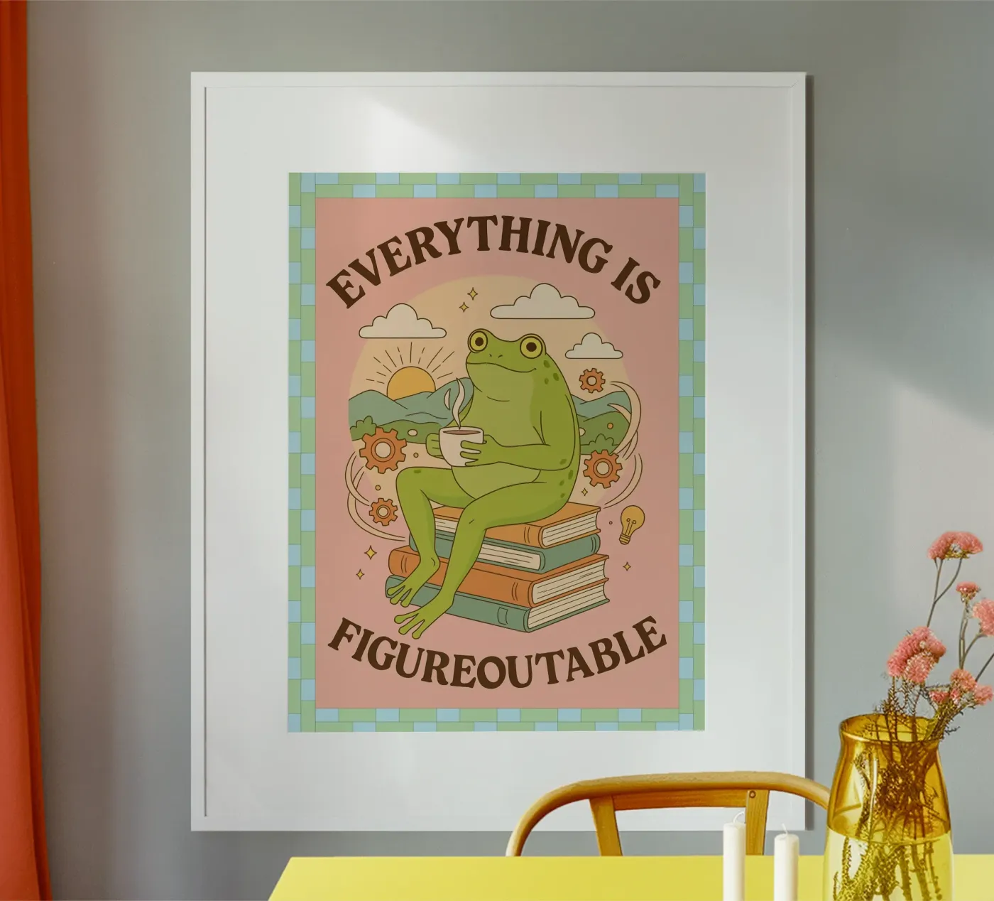 everything is figureotable poster by Deetooz