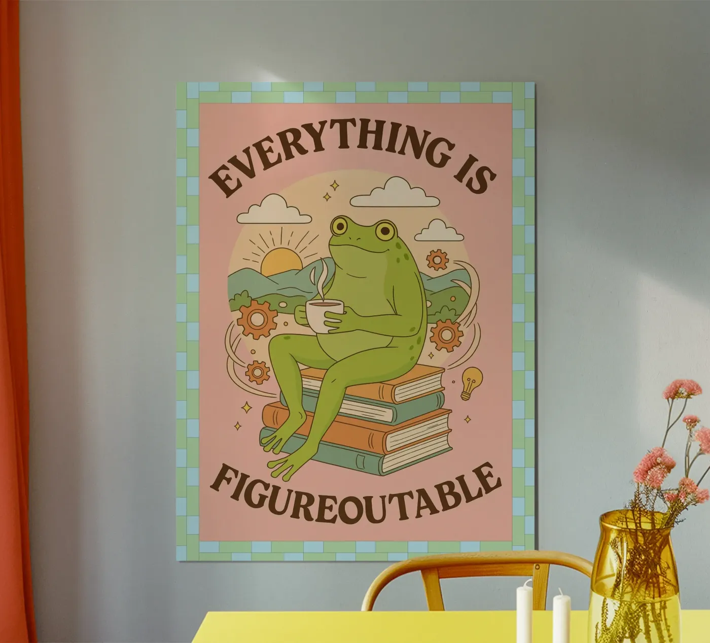 everything is figureotable poster by Deetooz