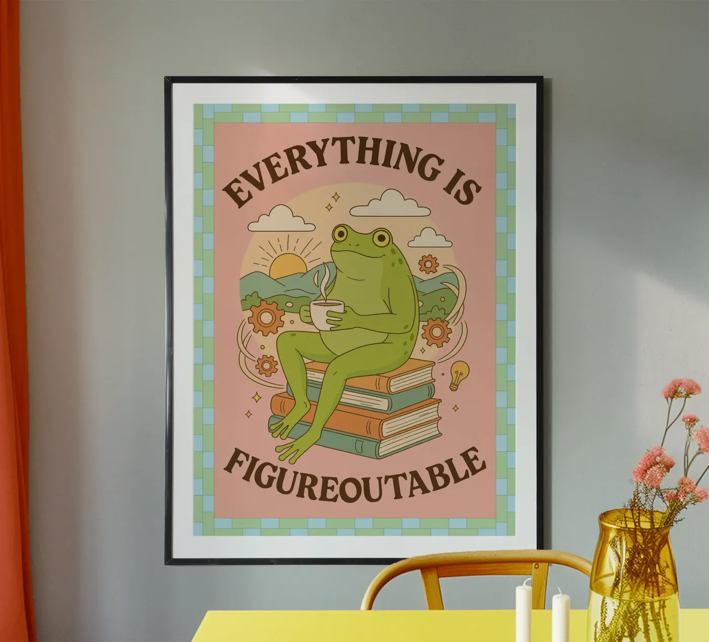 everything is figureotable poster by Deetooz