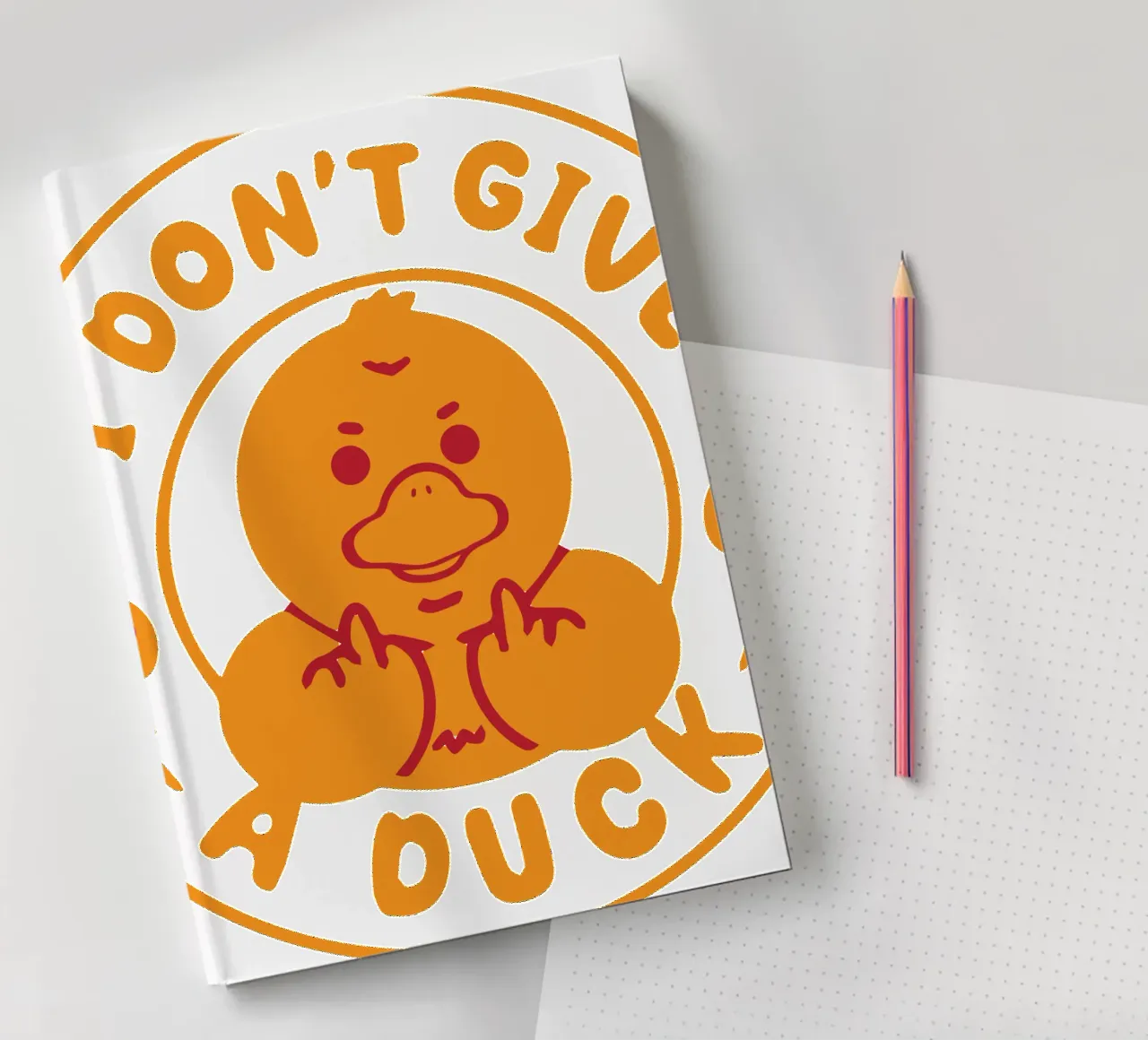 i dont give a duck notebook by Deetooz