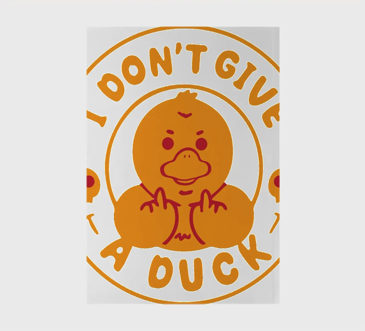 i dont give a duck notebook by Deetooz