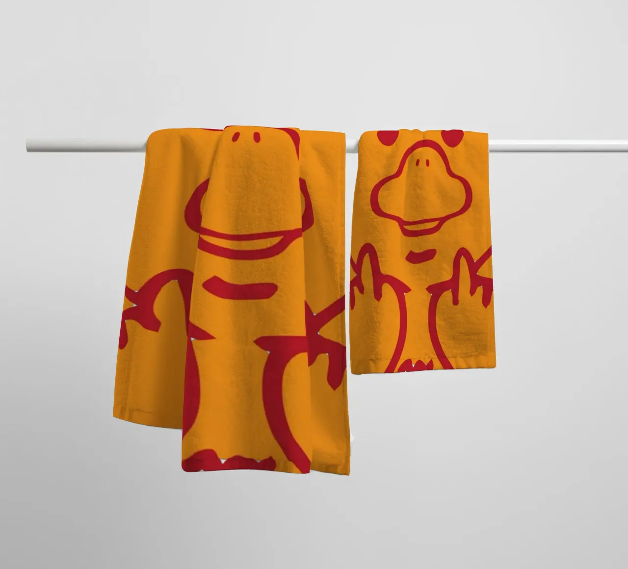 i dont give a duck towel by Deetooz