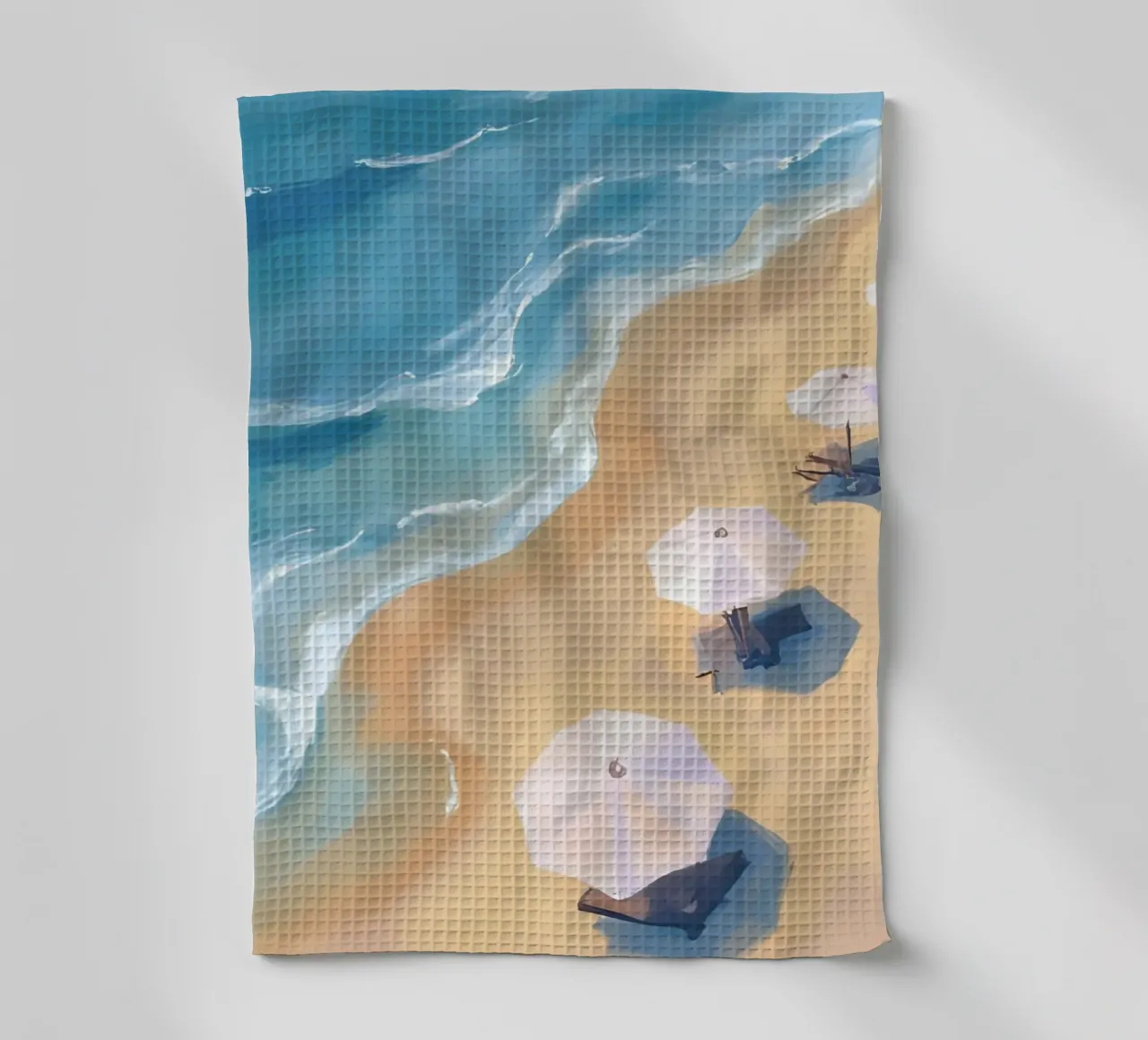 Beach View from Above canovaccio da cucina da Coastal Art