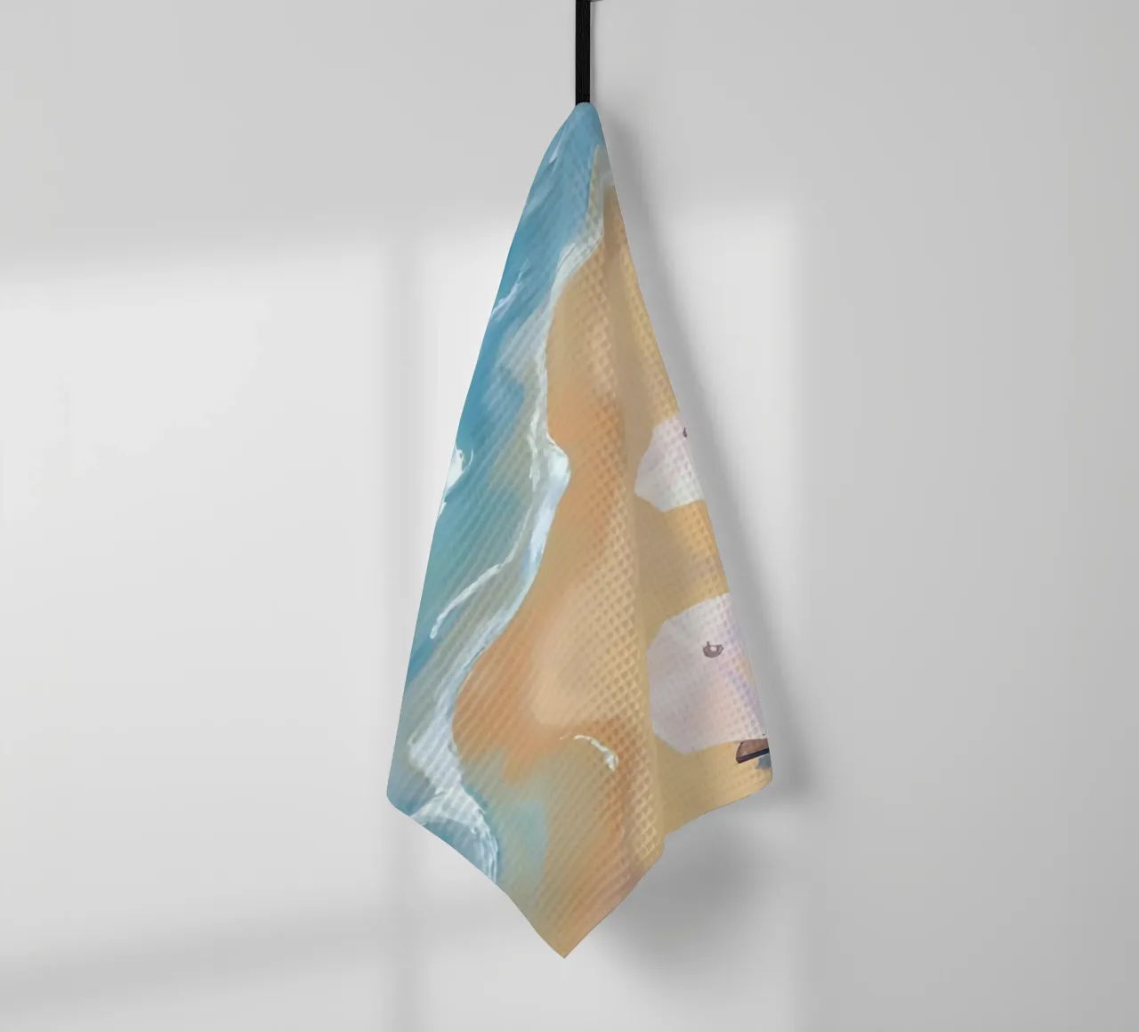 Beach View from Above canovaccio da cucina da Coastal Art