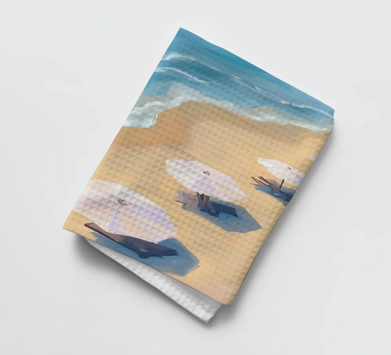 Beach View from Above canovaccio da cucina da Coastal Art