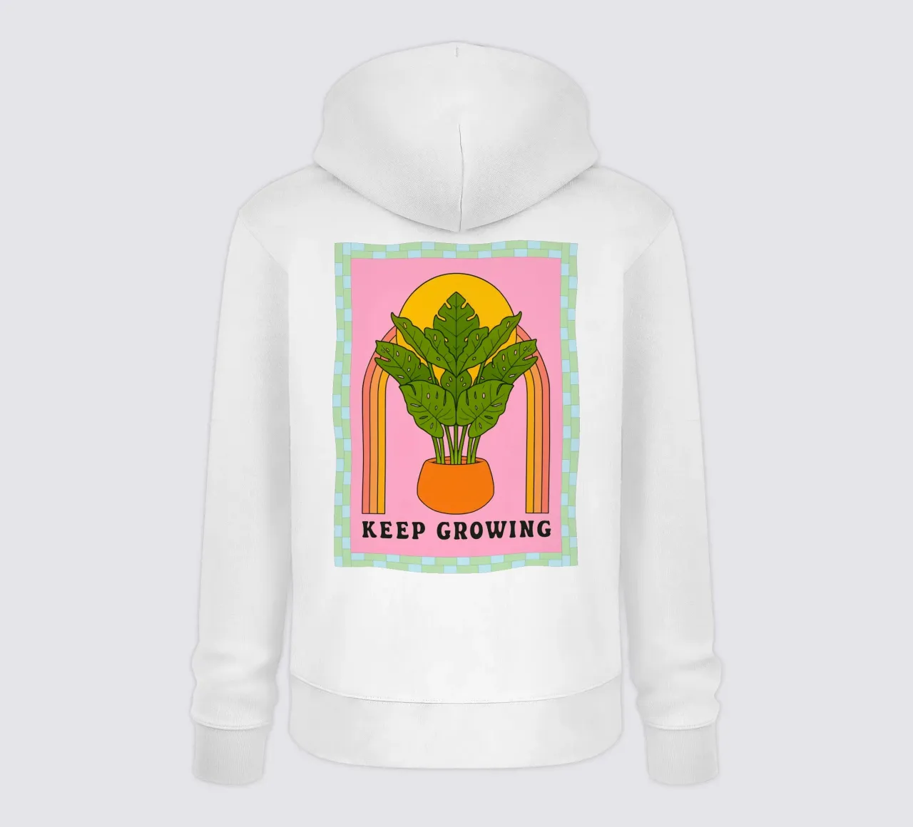 continuare a crescere felpa con cappuccio da Deetooz