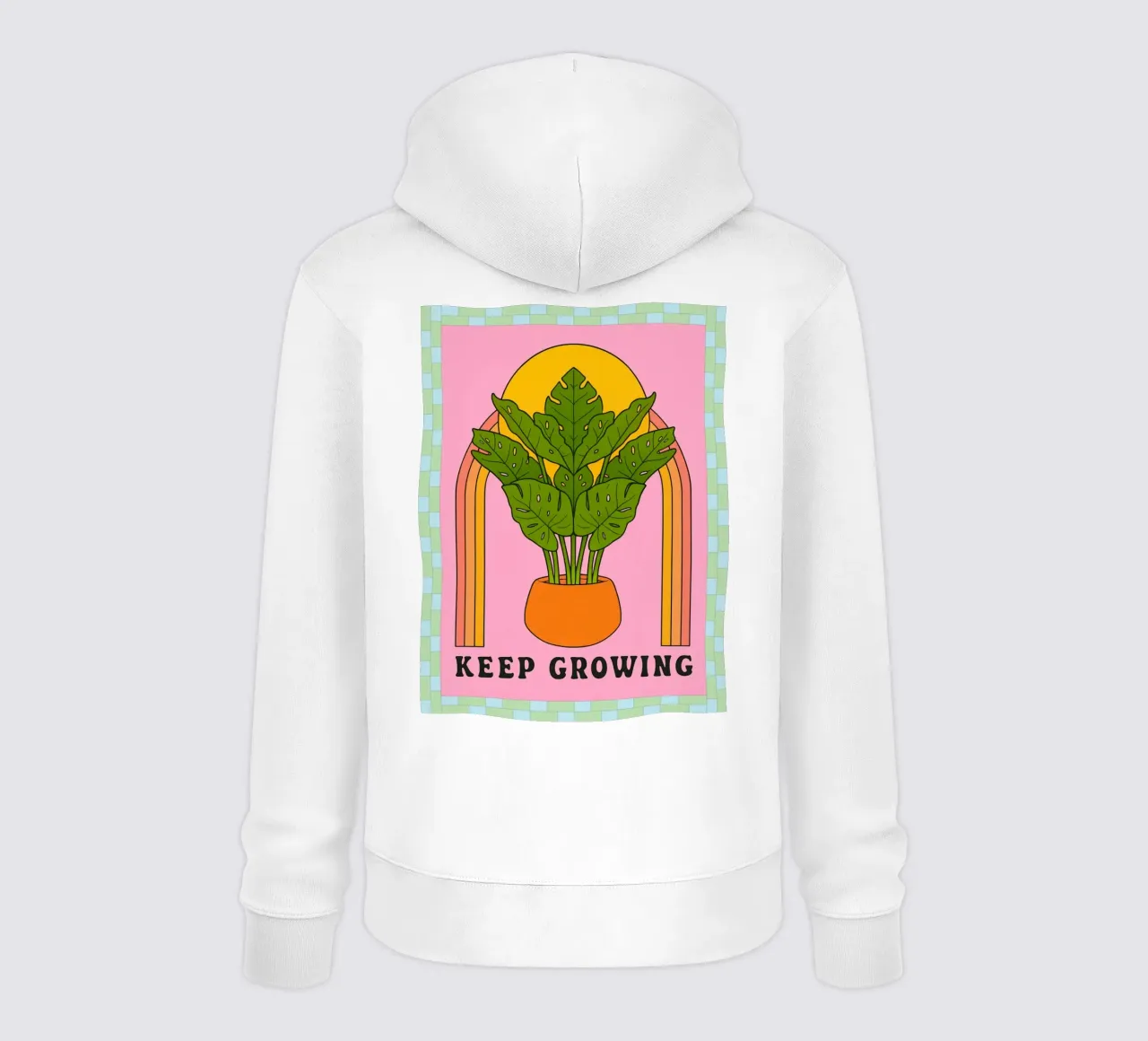 continuare a crescere felpa con cappuccio da Deetooz