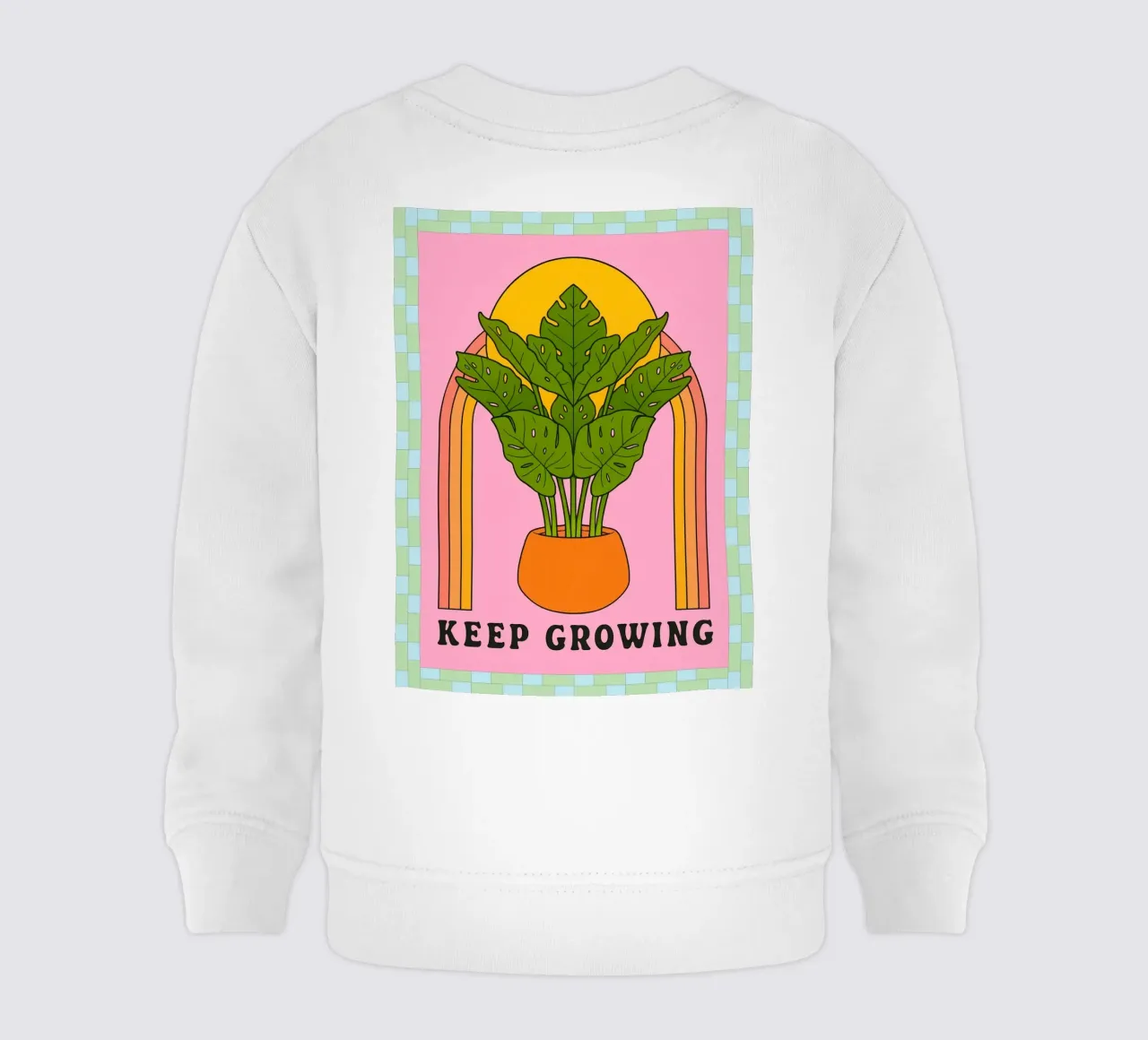keep growing baby sweatshirt by Deetooz