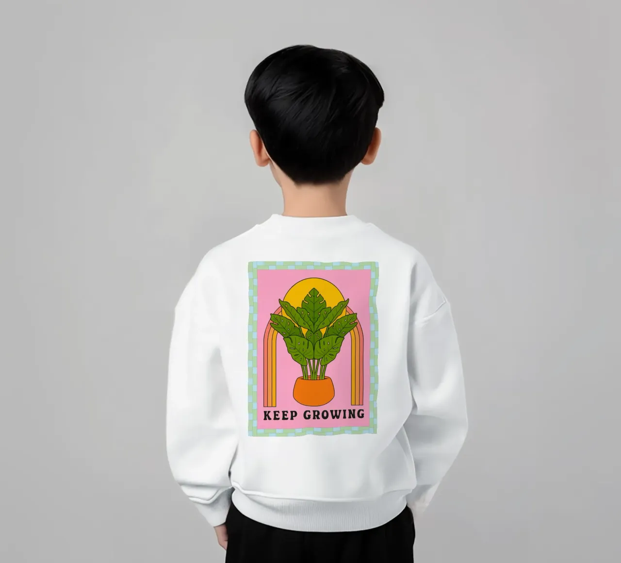 continuare a crescere felpa bambino da Deetooz