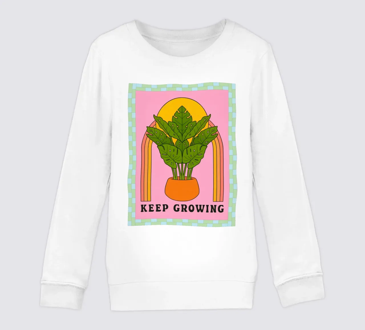 continuare a crescere felpa bambino da Deetooz