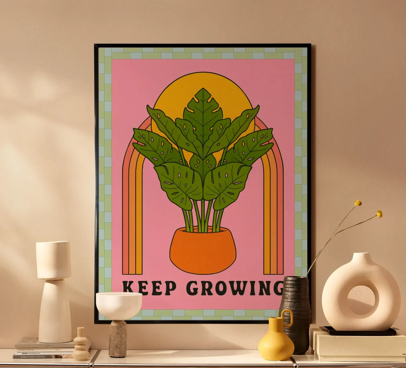 keep growing poster by Deetooz