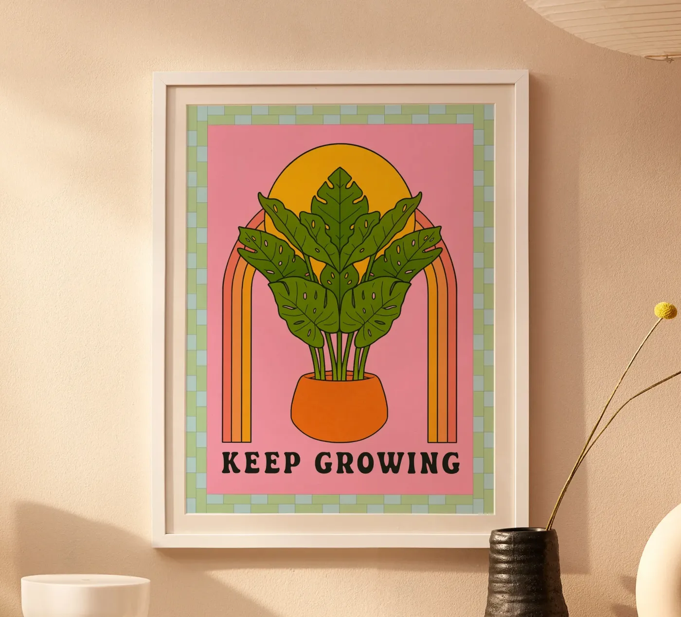 keep growing poster by Deetooz