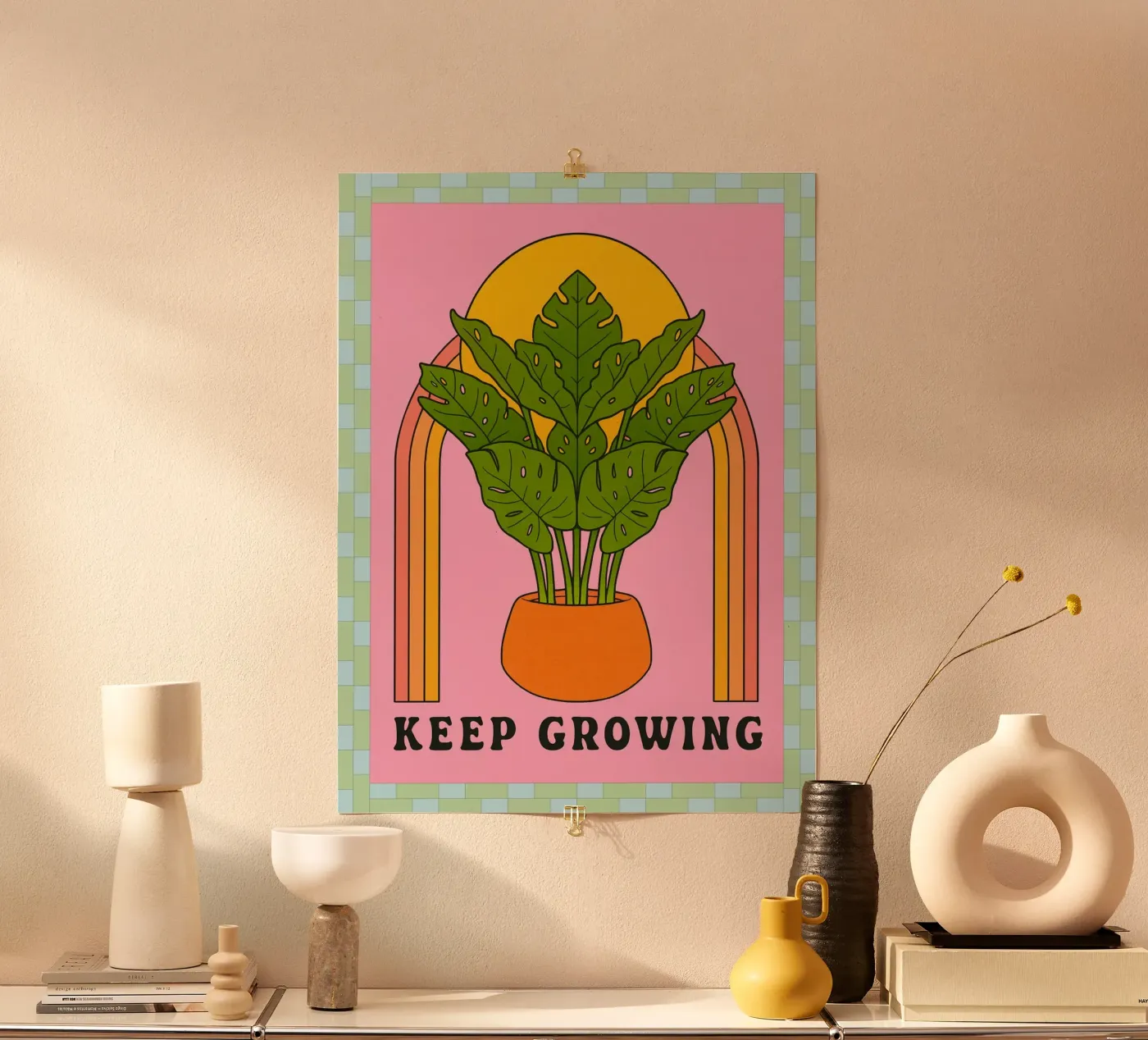 keep growing poster by Deetooz