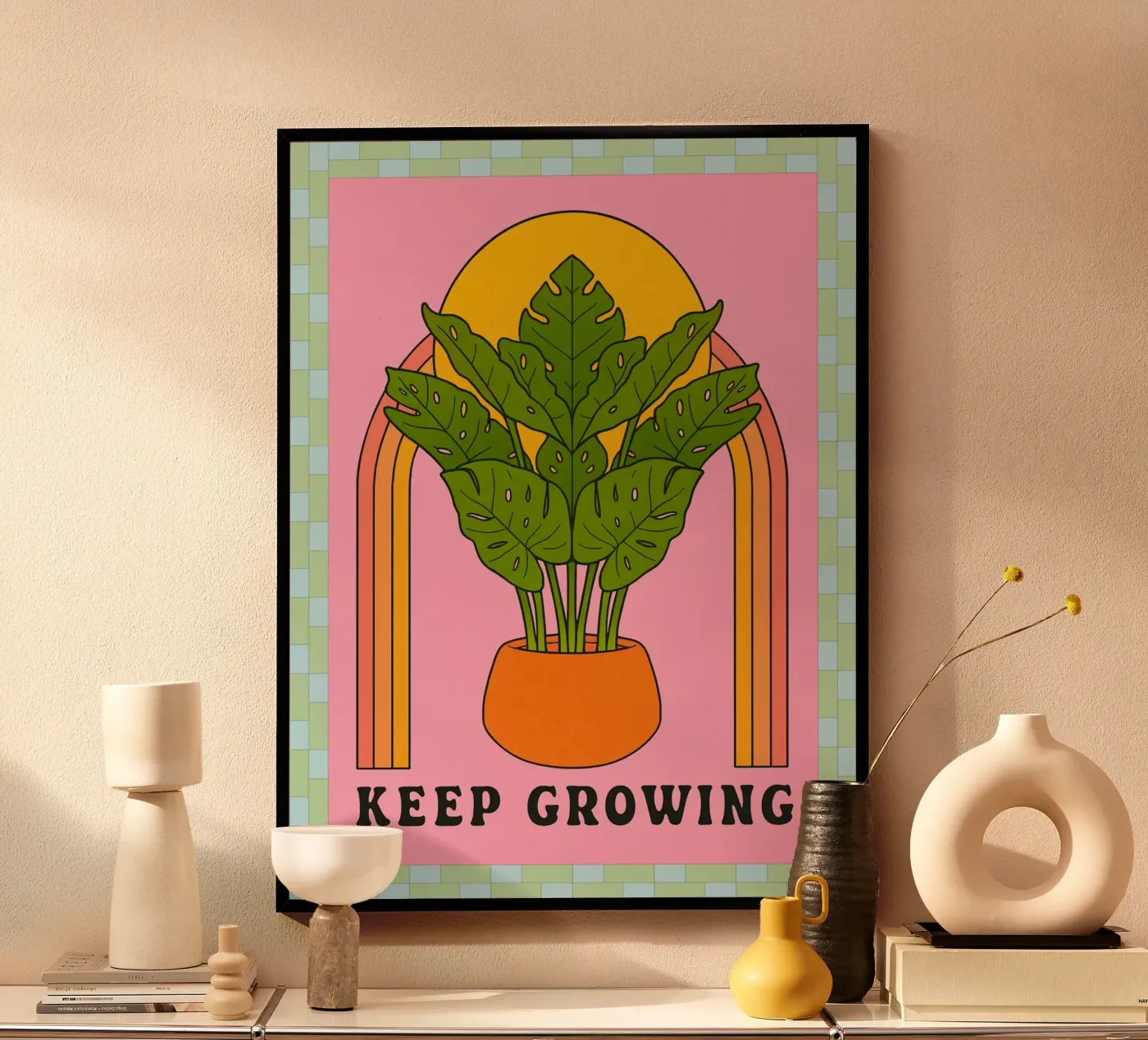 keep growing poster by Deetooz