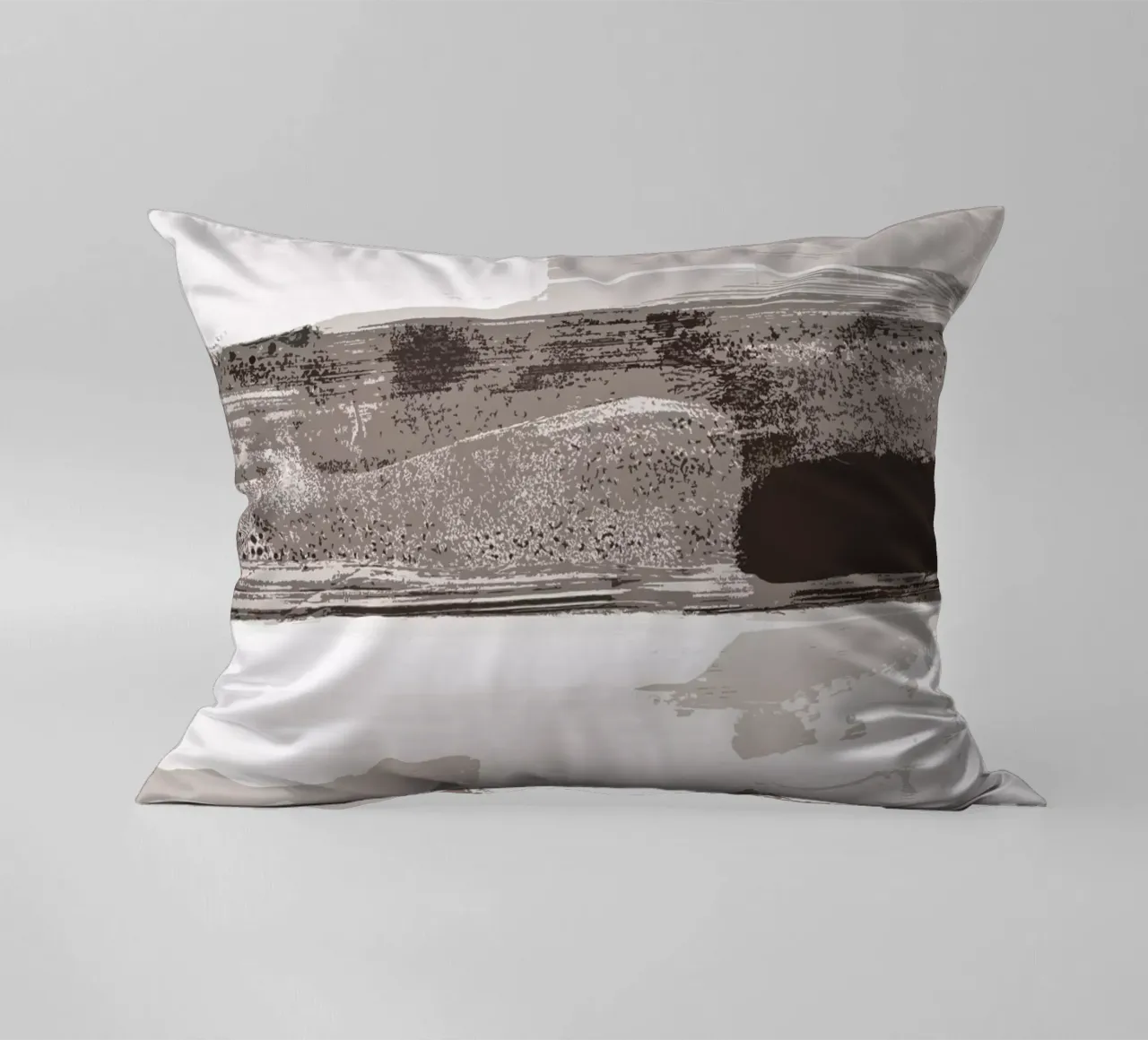 neutral layers of paint cuscino da IRIS LEHNHARDT FINE ART