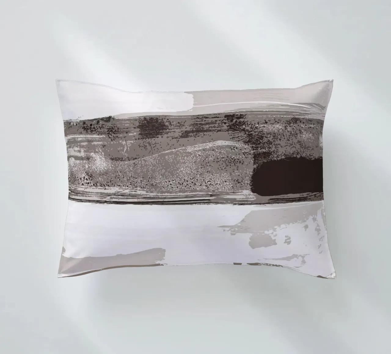 neutral layers of paint cuscino da IRIS LEHNHARDT FINE ART