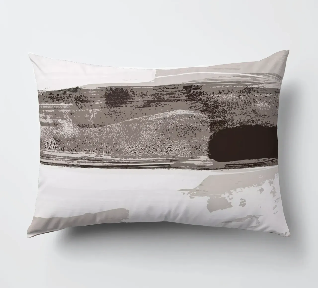 neutral layers of paint cuscino da IRIS LEHNHARDT FINE ART