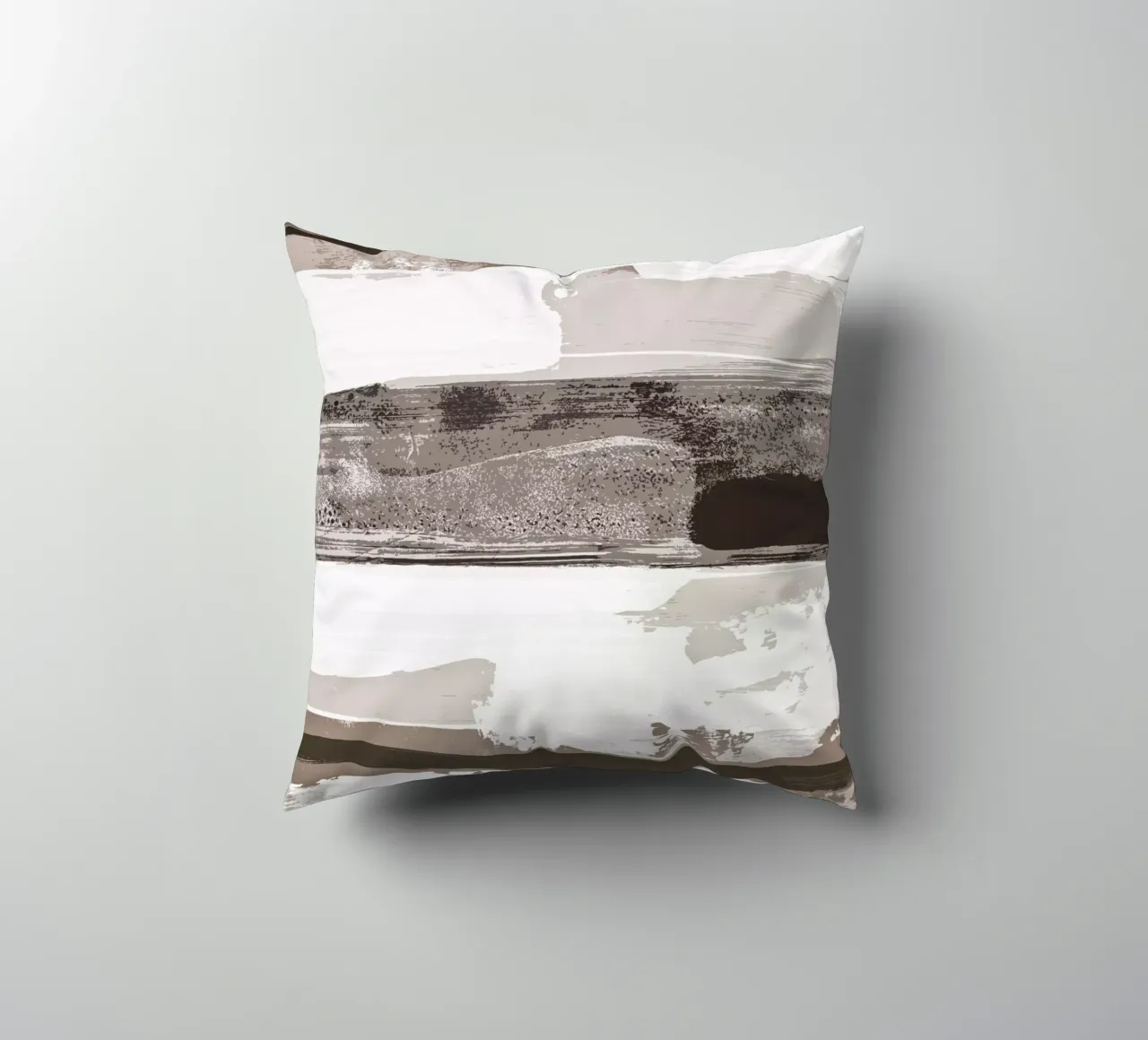 neutral layers of paint cuscino da IRIS LEHNHARDT FINE ART