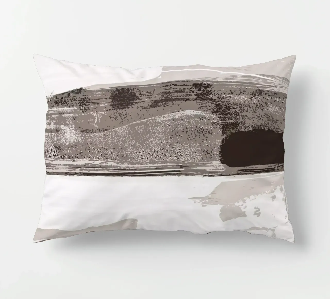 neutral layers of paint cuscino da IRIS LEHNHARDT FINE ART