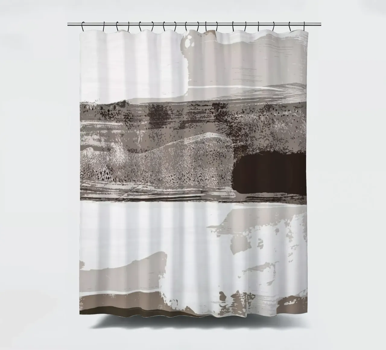 neutral layers of paint tenda da doccia da IRIS LEHNHARDT FINE ART