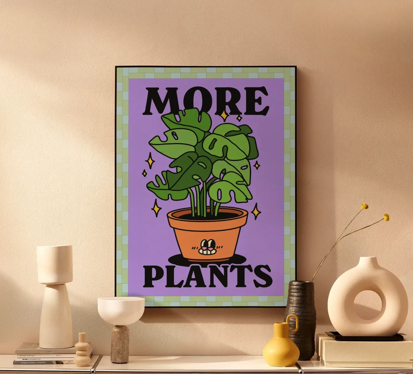 more plants acrylic glass by Deetooz