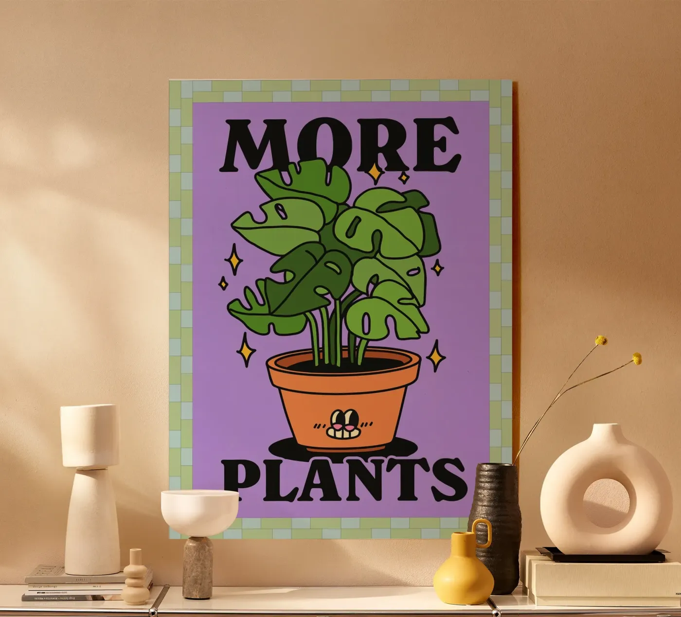 more plants acrylic glass by Deetooz