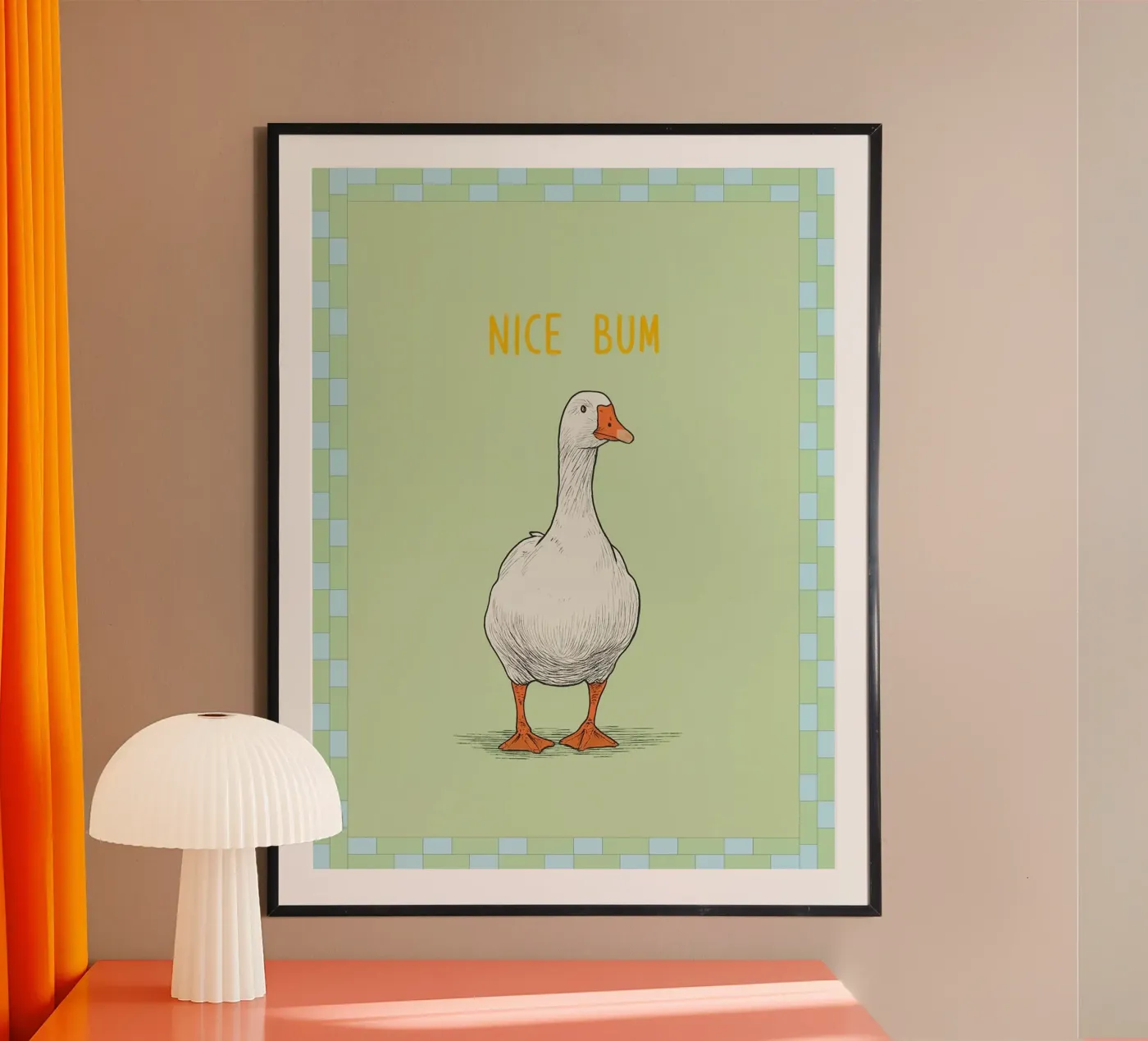 nice bum poster de Deetooz