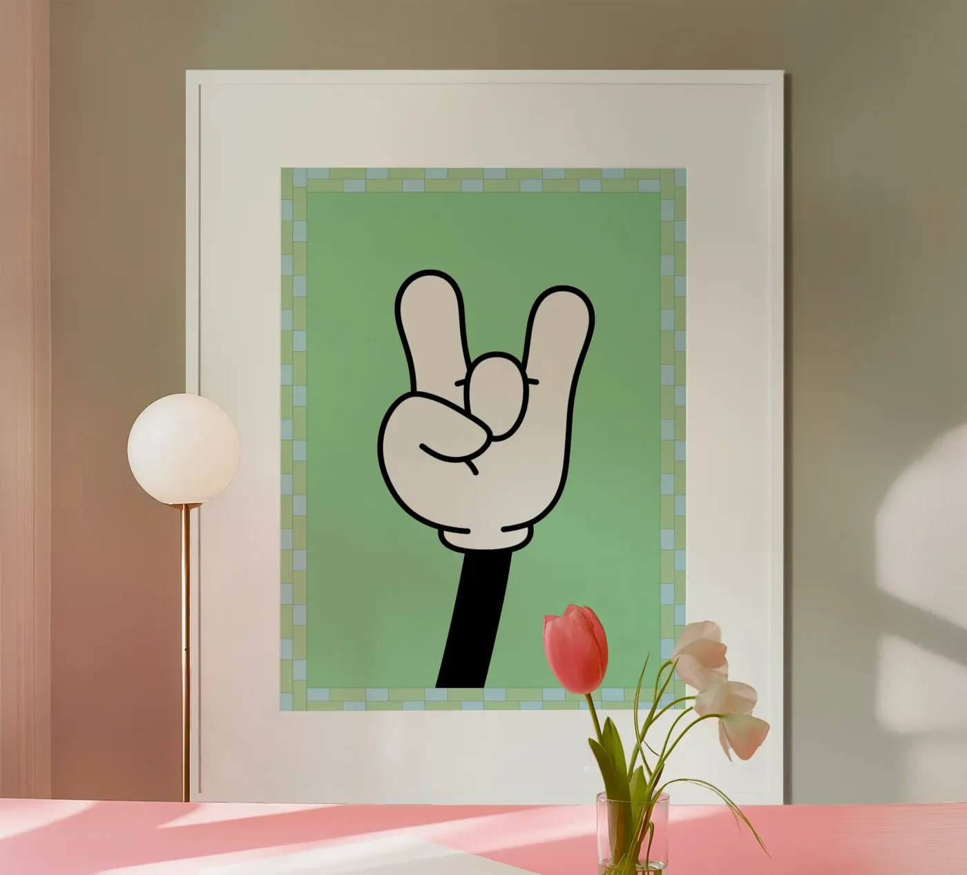 rotshand poster van Deetooz