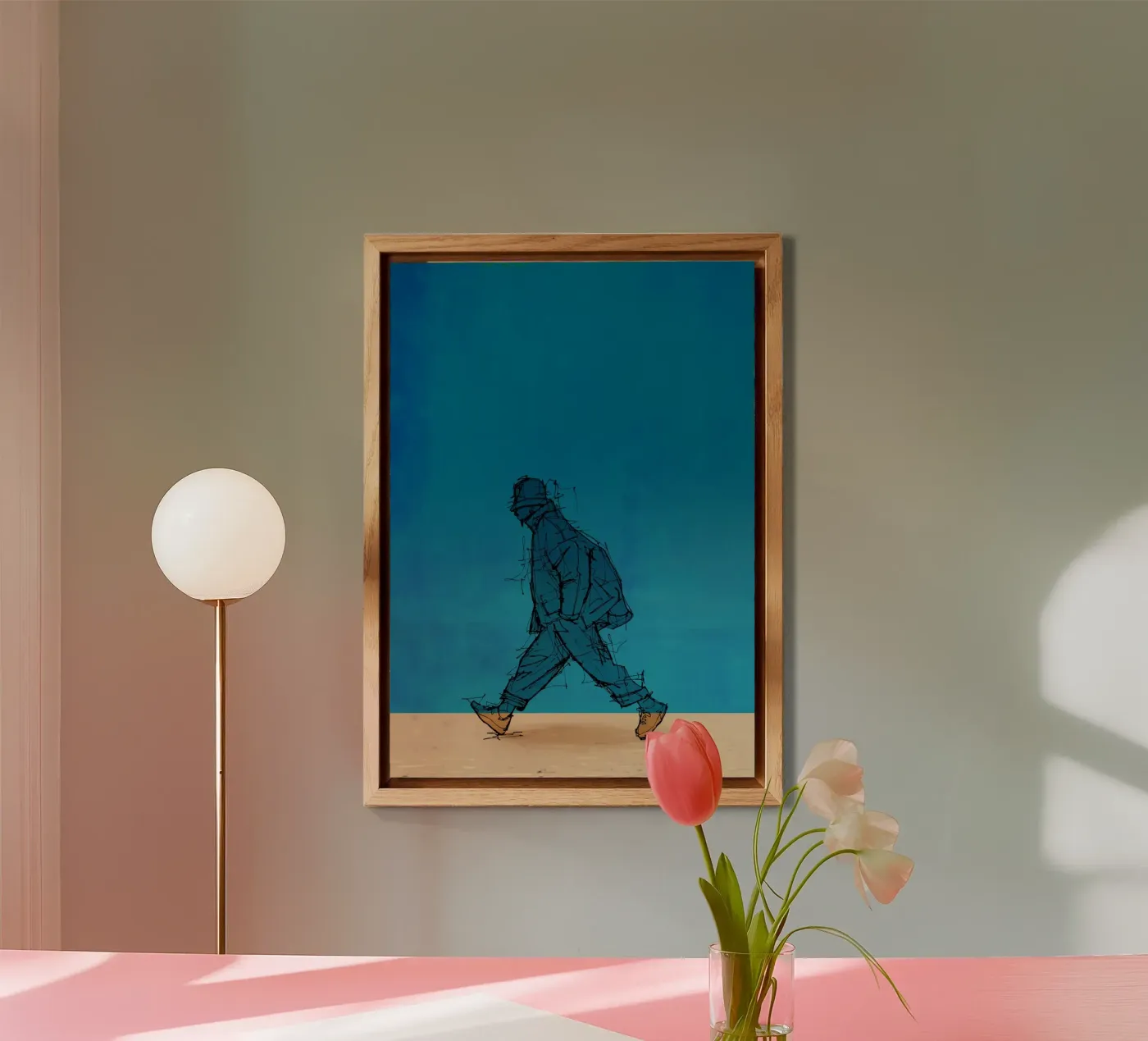 Walking forex plate by BOHOvisual