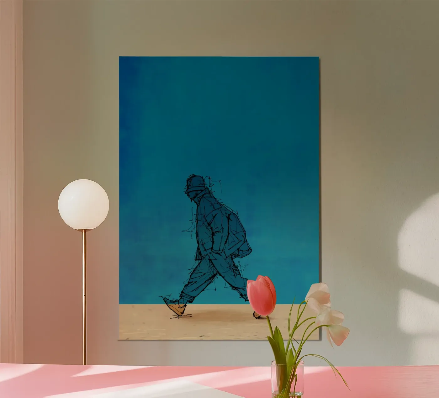 Walking forex plate by BOHOvisual