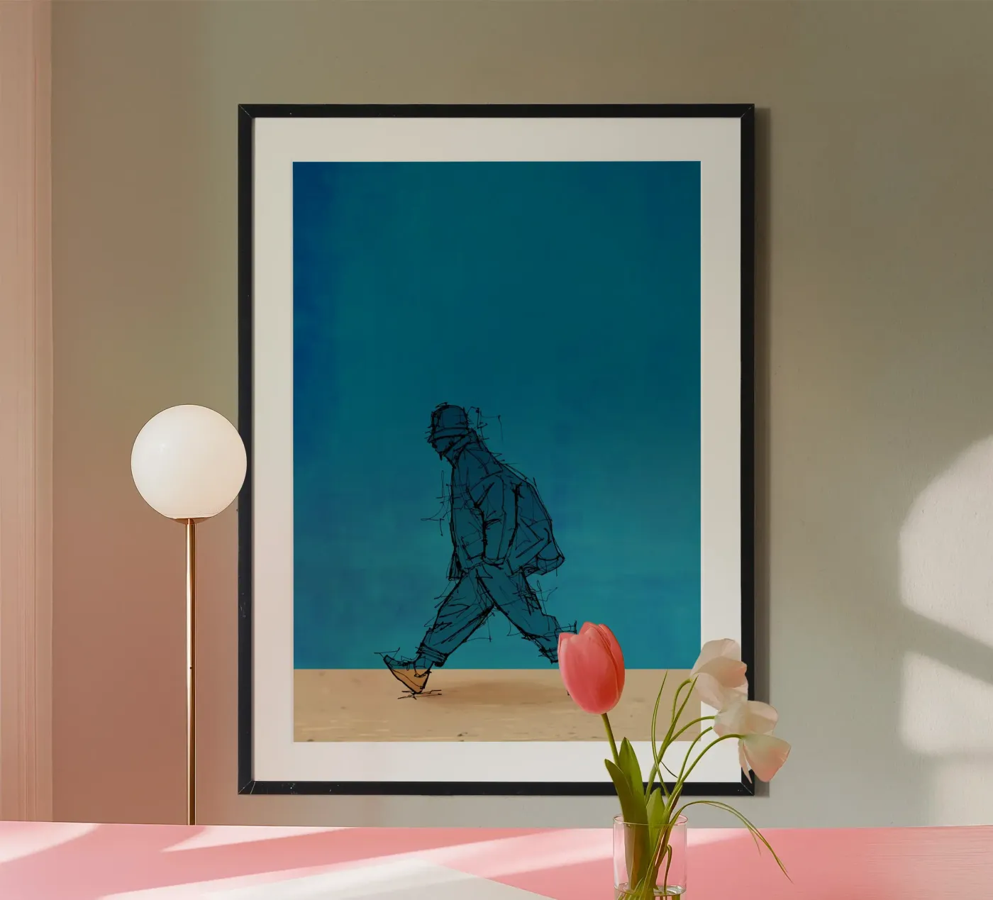 Wandelen poster van BOHOvisual