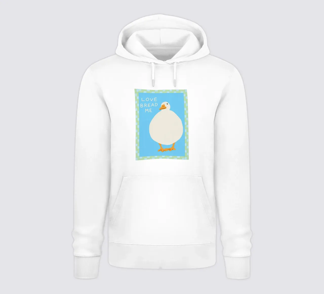 amore pane me felpa con cappuccio da Deetooz