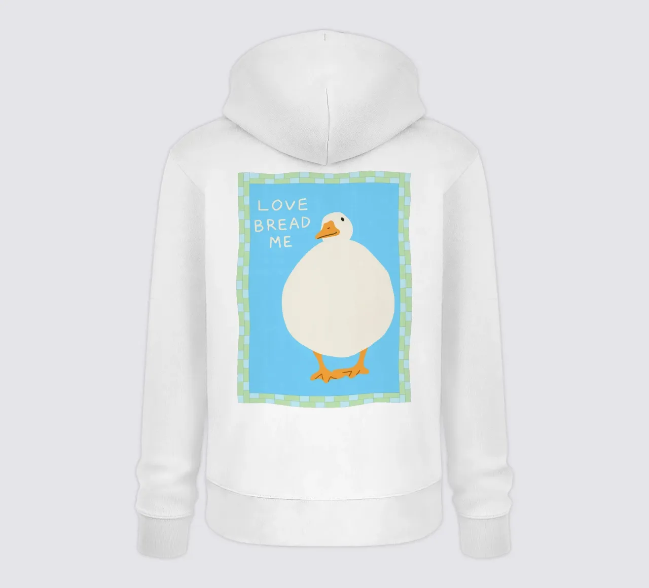 amore pane me felpa con cappuccio da Deetooz