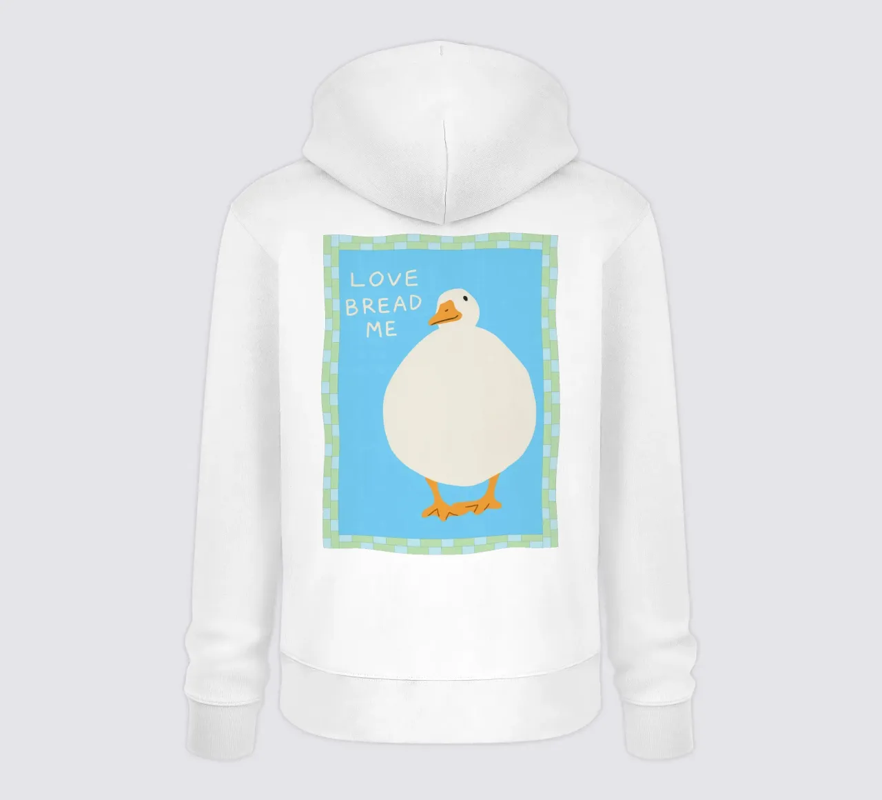 amore pane me felpa con cappuccio da Deetooz