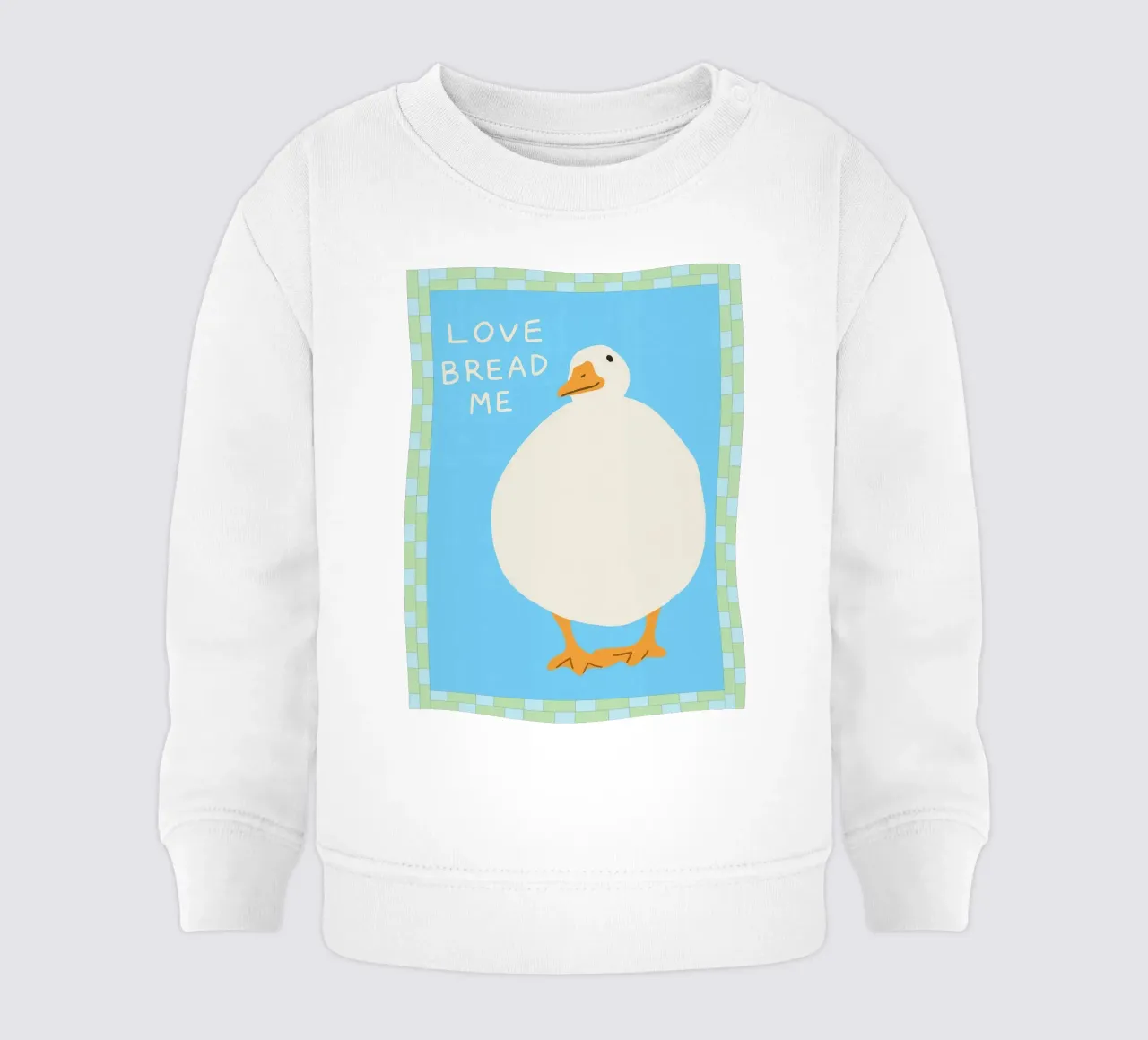amore pane me felpa neonato da Deetooz