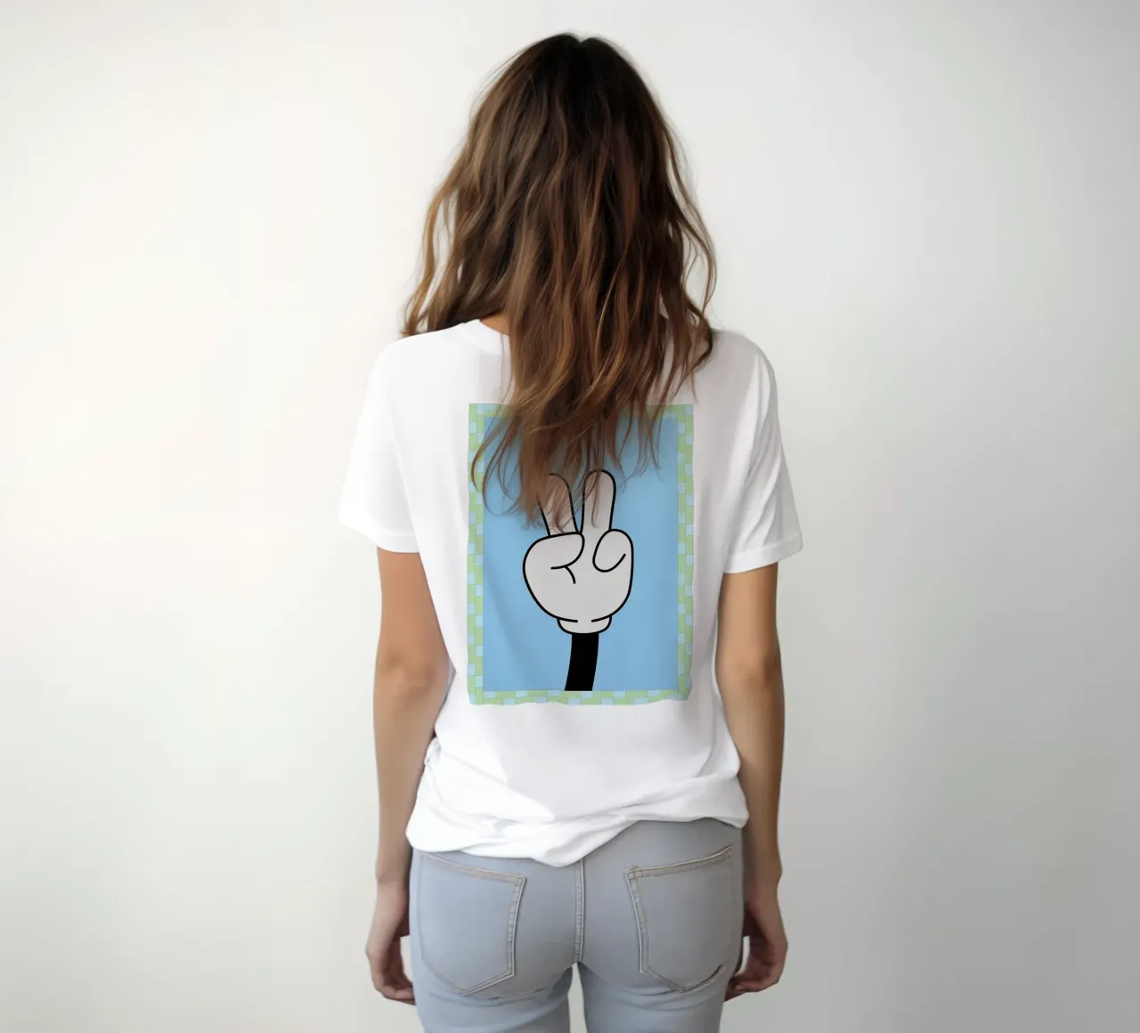 mano di pace t-shirt da Deetooz