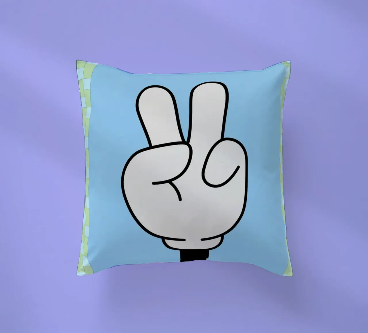 mano di pace cuscino da Deetooz