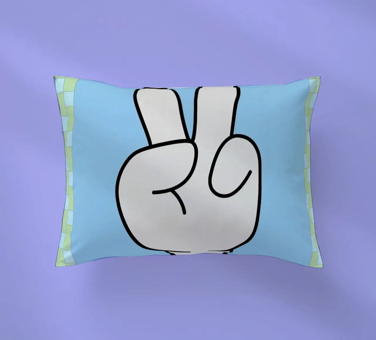 mano di pace cuscino da Deetooz