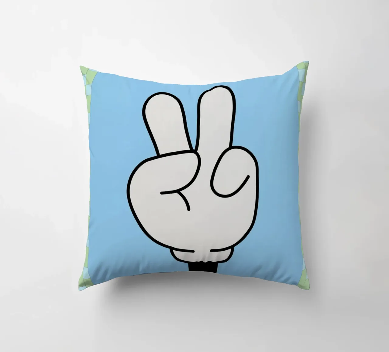 mano di pace cuscino da Deetooz