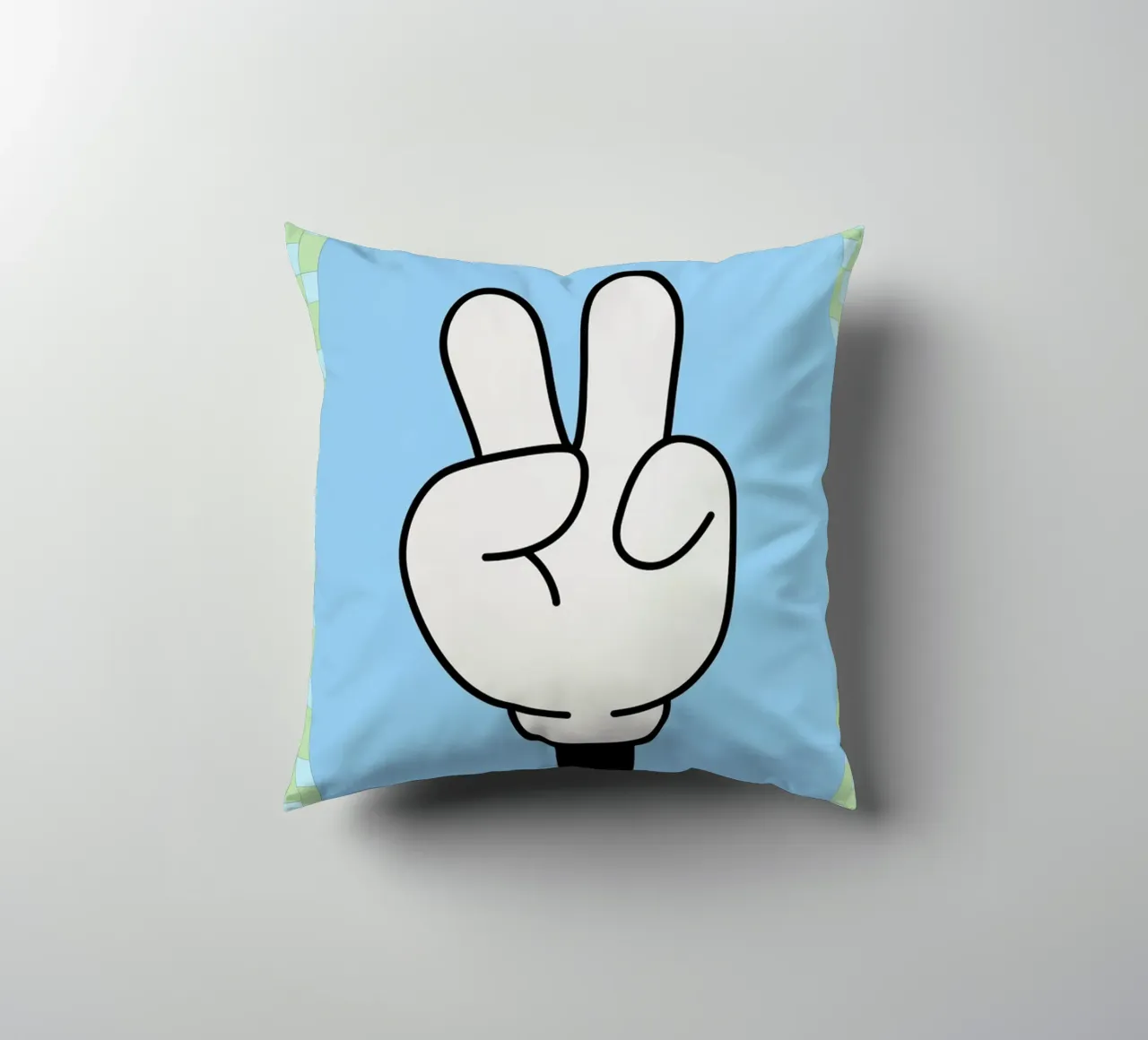 mano di pace cuscino da Deetooz