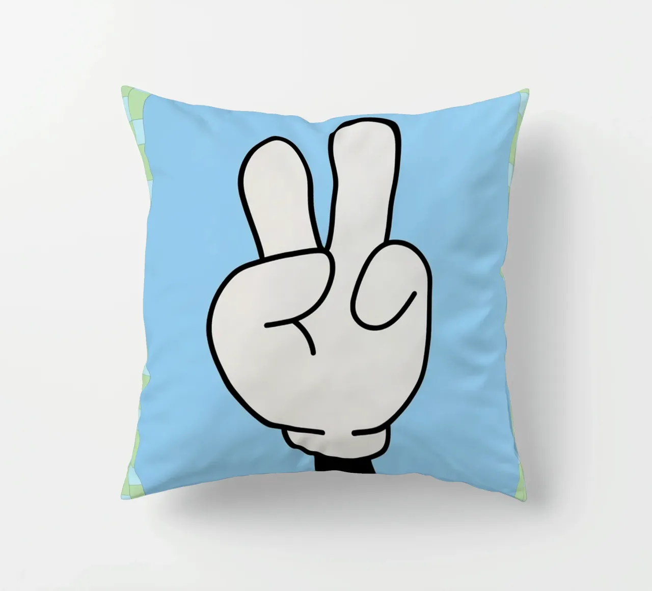 mano di pace cuscino da Deetooz