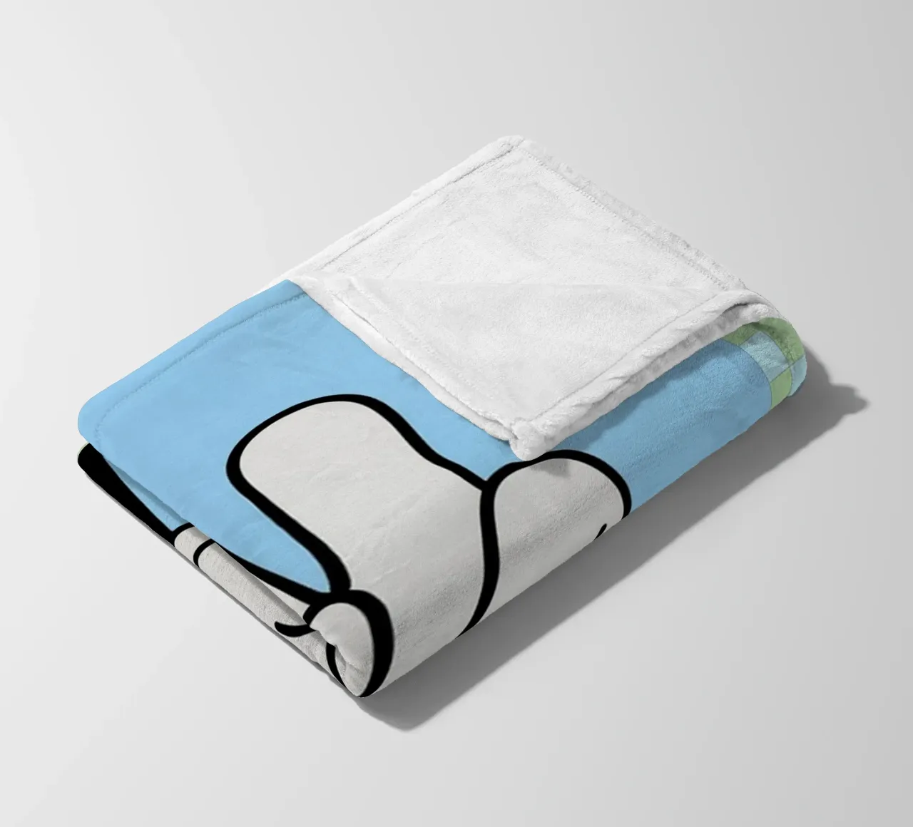 mano di pace coperta in pile da Deetooz